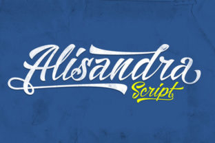 Alisandra Font: Elevating Small Business Branding with Elegant Script