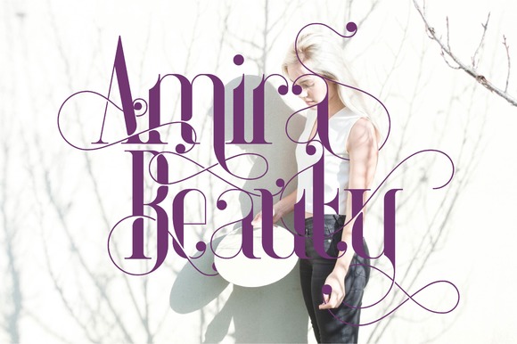 Amira Beauty: The Modern Serif Font for Scroll-Stopping Design