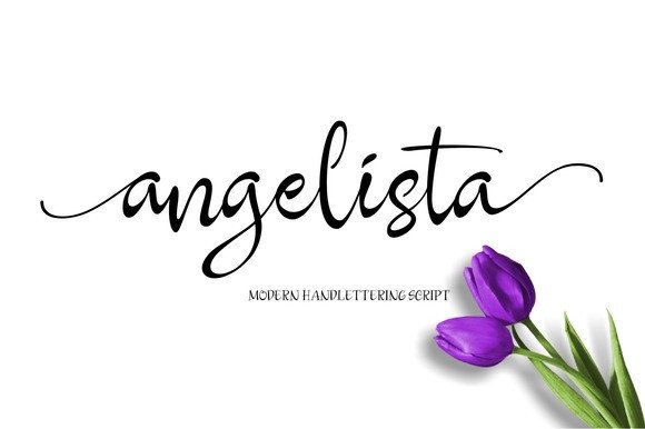Angelista Font: A Designer's Take on Elegant Script Handwritten Type