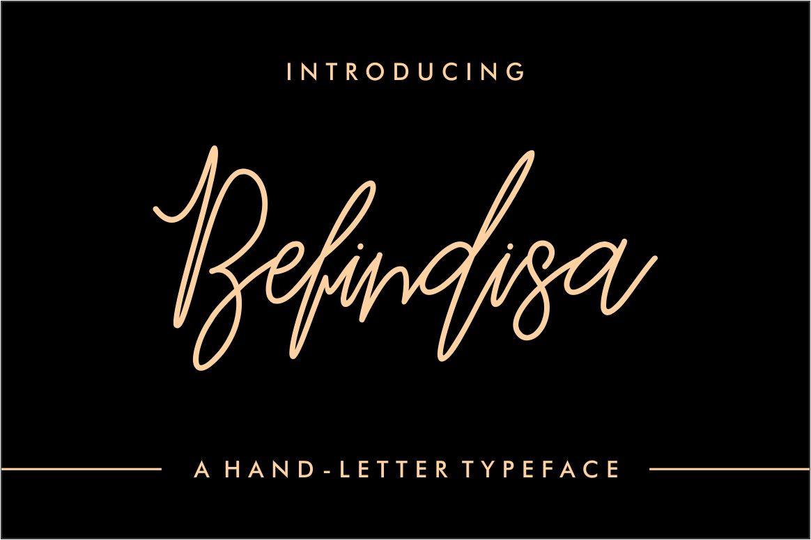 Befindisa Font Review: Elegant Script for Branding