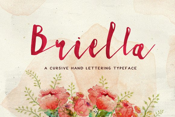 Briella: A Handwritten Script Font for Editorial Elegance