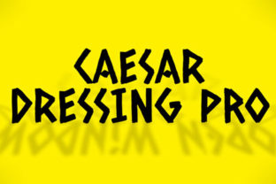 Caesar Dressing Pro: A Marker-Style Display Font for Bold Branding