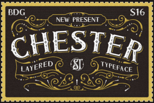 Chester: A Rustic Display Font for Handmade Brands