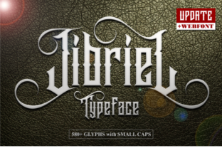 Elevate Web Design with the Jibriel Blackletter Typeface
