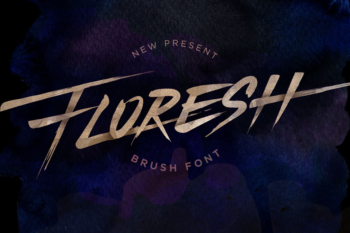 Floresh: A Hand-Brushed Typeface for Digital Displays
