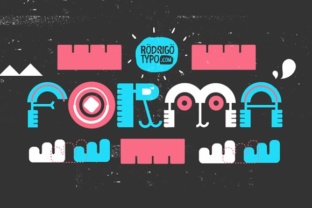 Forma: An Experimental Display Font for Makers