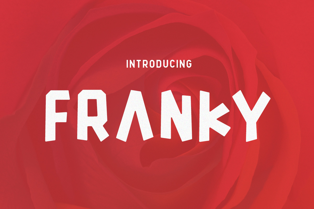 Franky: The Blocky Display Font for Bold Marketing