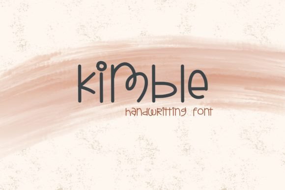 Kimble: The Script Handwritten Font for Bold Branding