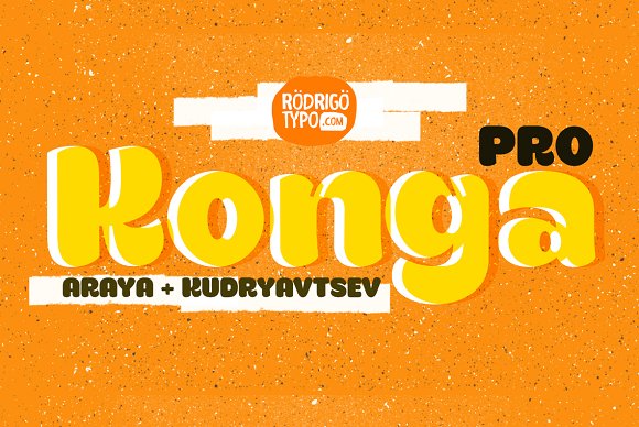 Konga Pro: The Ultimate Display Font for Handmade Brands