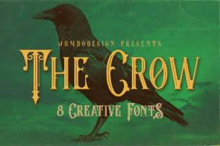 Launch Bold Campaigns with The Crow Display Typeface
