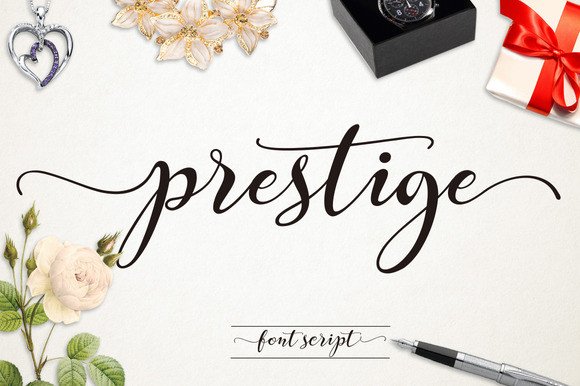 Prestige: A Unique Script Handwritten Font for Branding