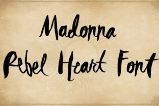 Rebel Heart Font for Handmade Labels and Creative Branding