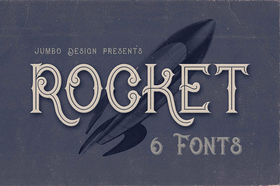 Rocket: The Retro Sci-Fi Display Font for Bold Branding