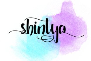 Shintya Font Review: Elevating Handmade Branding with Calligraphy Style