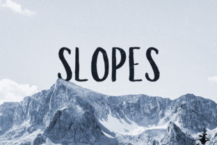 Slopes Font Review: A Vintage Brush Display for Modern Branding