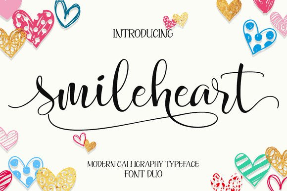Smileheart: The Modern Handwritten Font for Small Business Branding