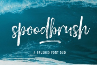 Spoodbrush Font Duo: A Smart Script for Editorial Design