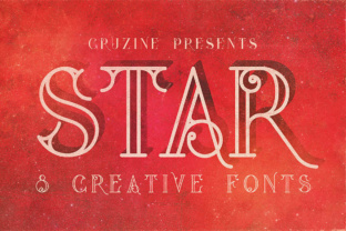 Star Red: The Vintage Display Font for Bold Branding
