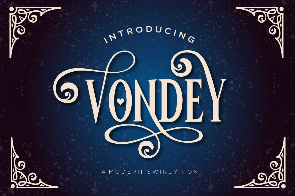 Vondey Display Font for Bold Campaign Headlines