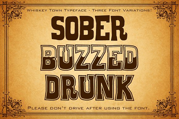 Whiskey Town: A Loose Western Display Font Review