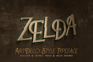 Zelda: The Art Deco Display Font for Modern Makers